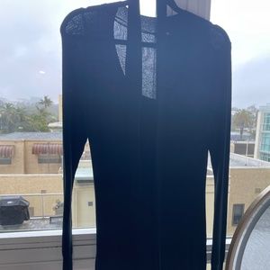 Black long sleeve dress